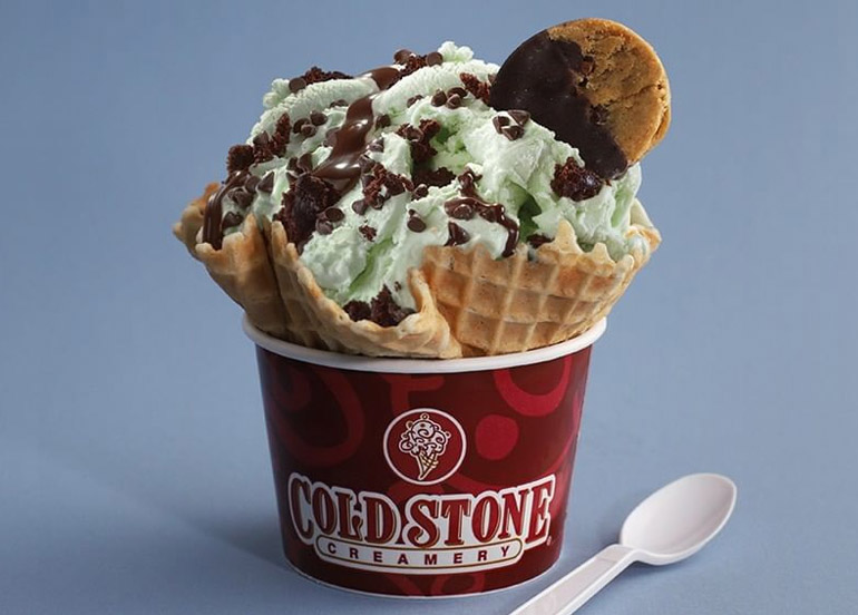 cookie mintster, cold stone creamery