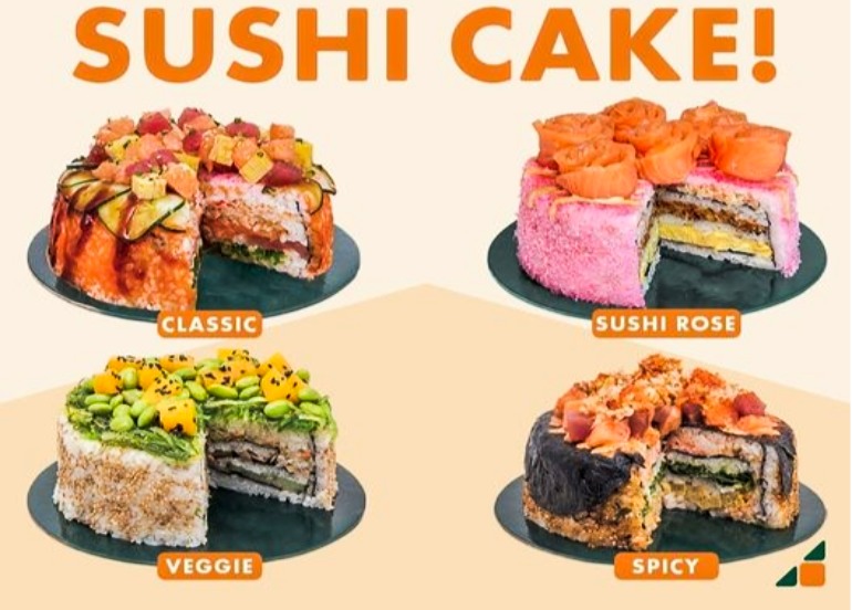 sushi cake