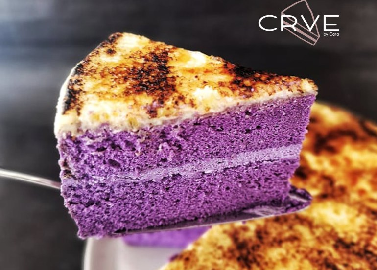 CRVE by Cara ube creme brulee