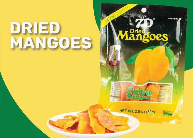7D dried mangoes