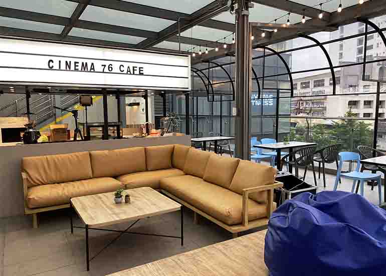 Cinema '76 Cafe interior