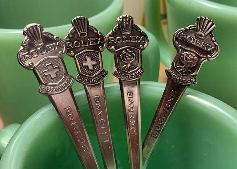 Sonnyboy Vintage Rolex-Bucherer Souvenir Teaspoons