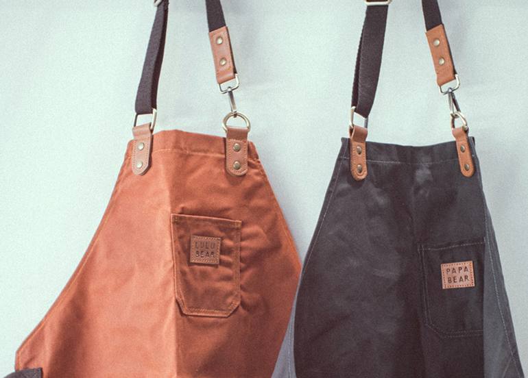 Gouache Leather Apron