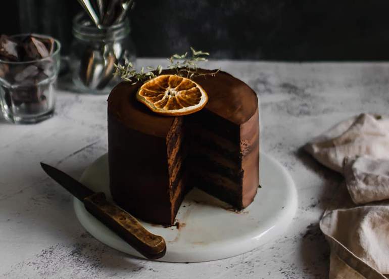Powerstash Vegan Dark Chocolate Cake