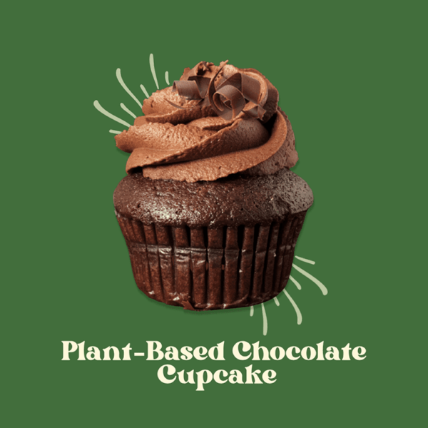 Plant-Based Chocolate Cupcake with Vegan Chocolate Buttercream Frosting