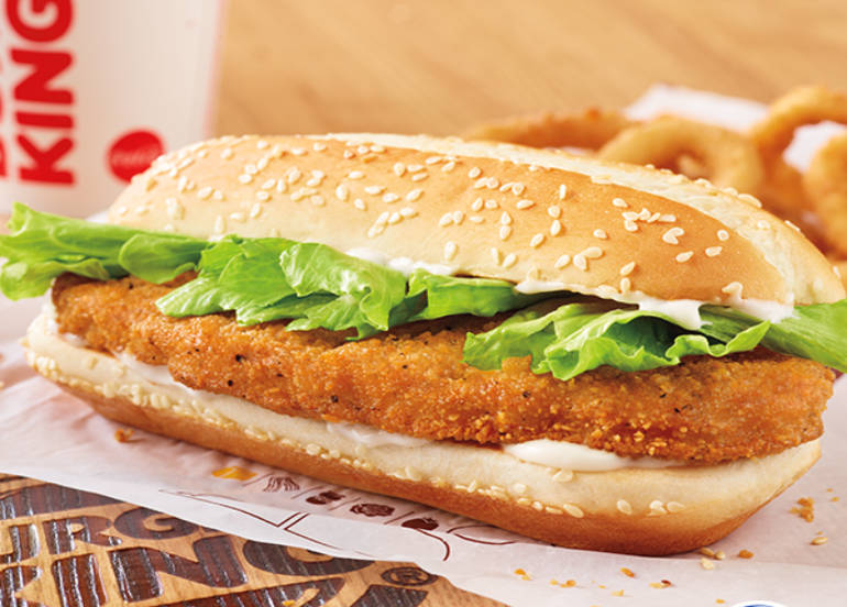 Burger King Philippines xtra long chicken sandwich