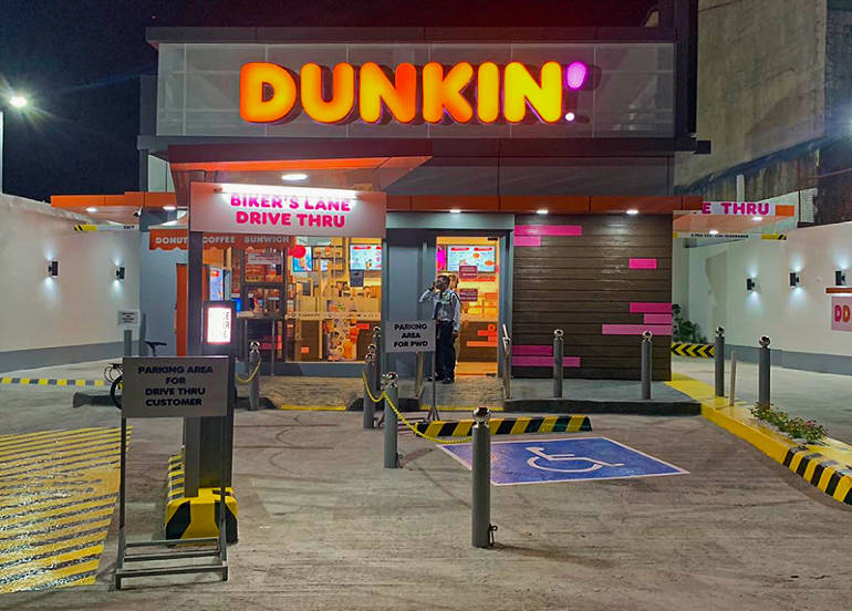 Dunkin' Donuts bike thru visayas
