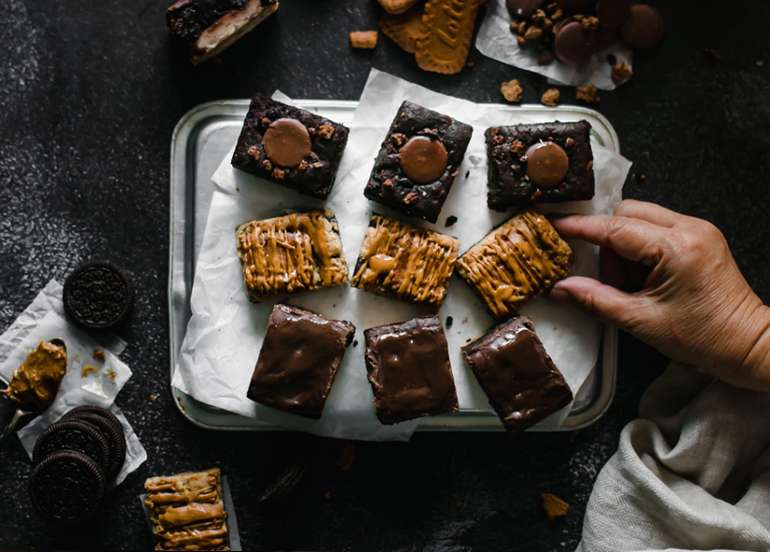 Powerstash Vegan Brownie Stash Slutty Brownies Biscoff Tablea 