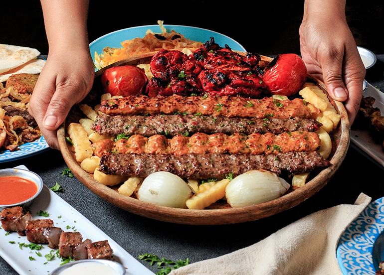 Kite Kebab Bar Kabab Platter