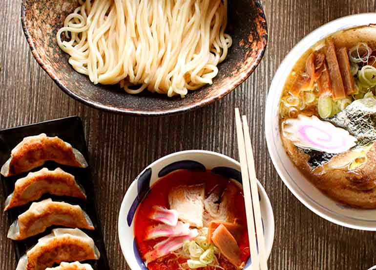 Ramen and Tsukemen from Mitsuyado Seimen