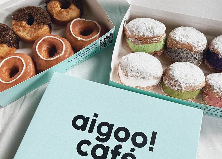 Aigoo Cafe Vegan Plant-Based Donuts