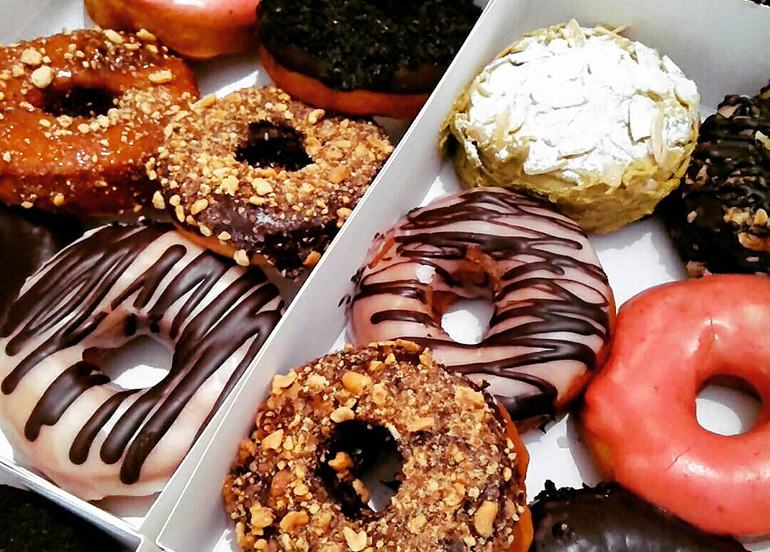 Vegan Bakes for the Animals and the Planet Assorted Donuts