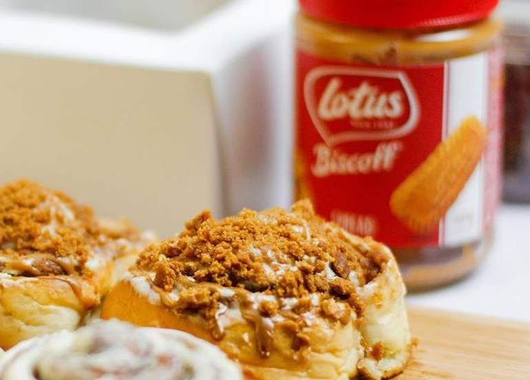 Le Joie Patisserie Biscoff Cinnamon Rolls