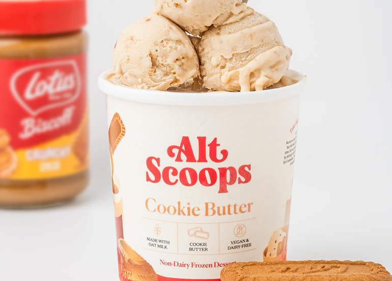 Alt Scoops Oat Milk Cookie Butter Ice Cream