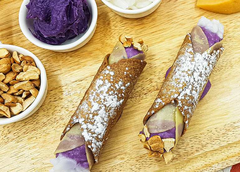 Francesco's Ube Cannoli