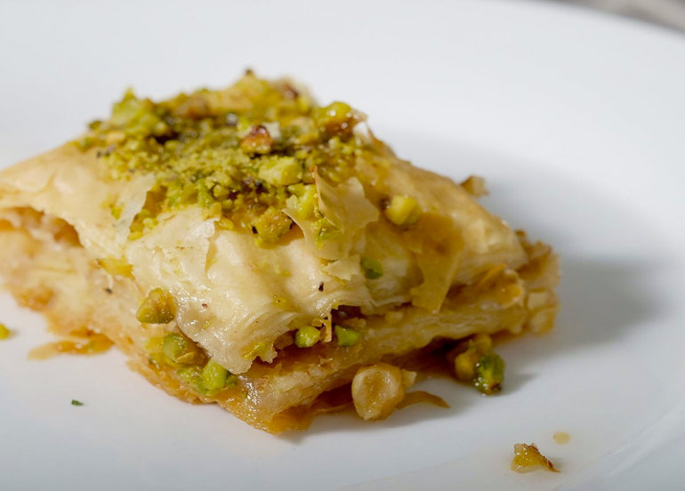 The Cafe Mediterranean baklava