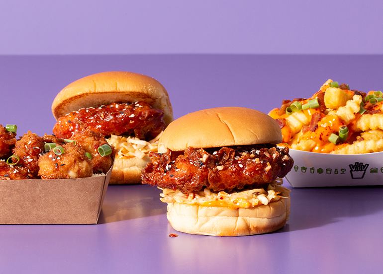 Shake Shack Gochujang Fried Chick'n Sandwich and Chick'n Bites