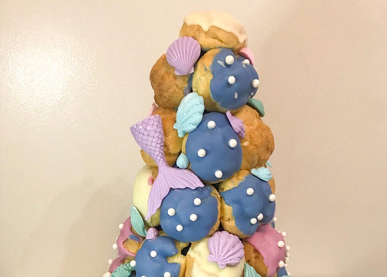 Roselle's Cake Boutique Croquembouche