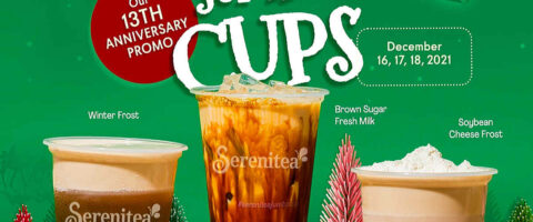 Serenitea’s Jumbo Cups Are Back This Holiday Season!
