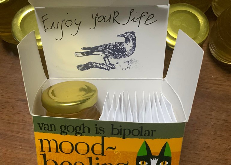 van gogh is bipolar mood healing tea