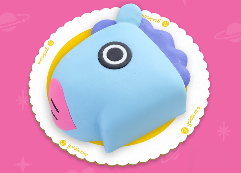 MANG BT21 UNIVERSTAR GOLDILOCKS CAKE