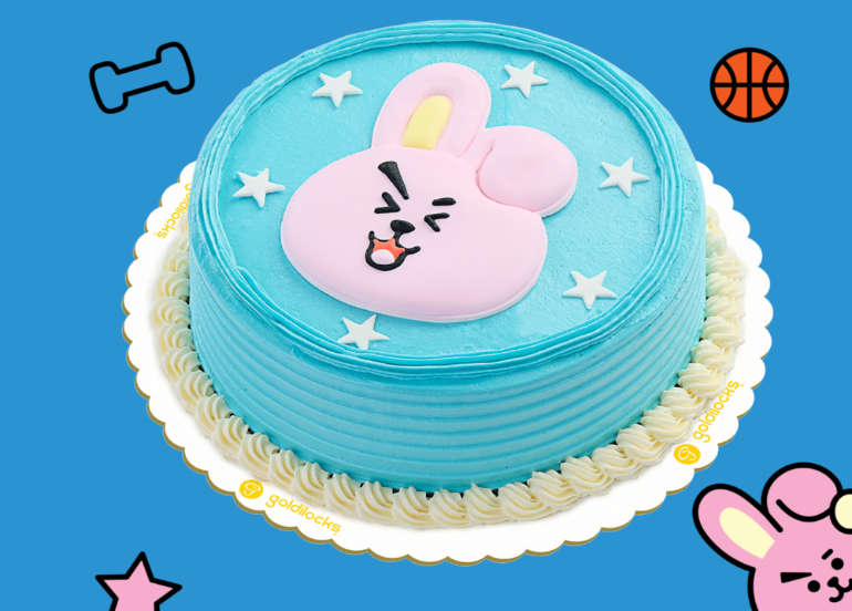 BT21 goldilocks greeting cake