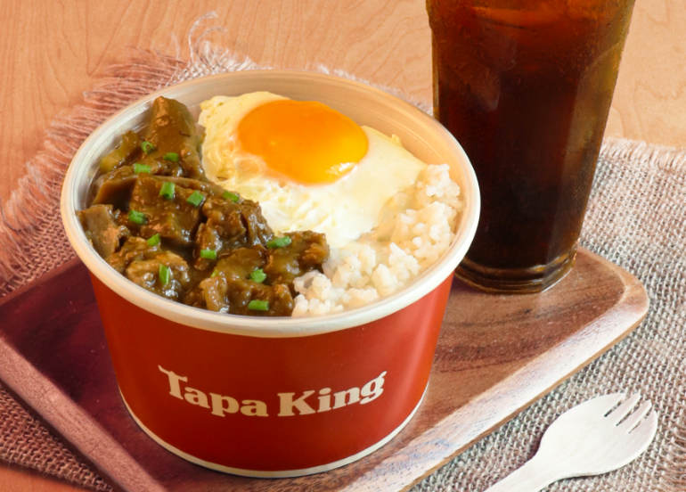 beef pares rice bowl