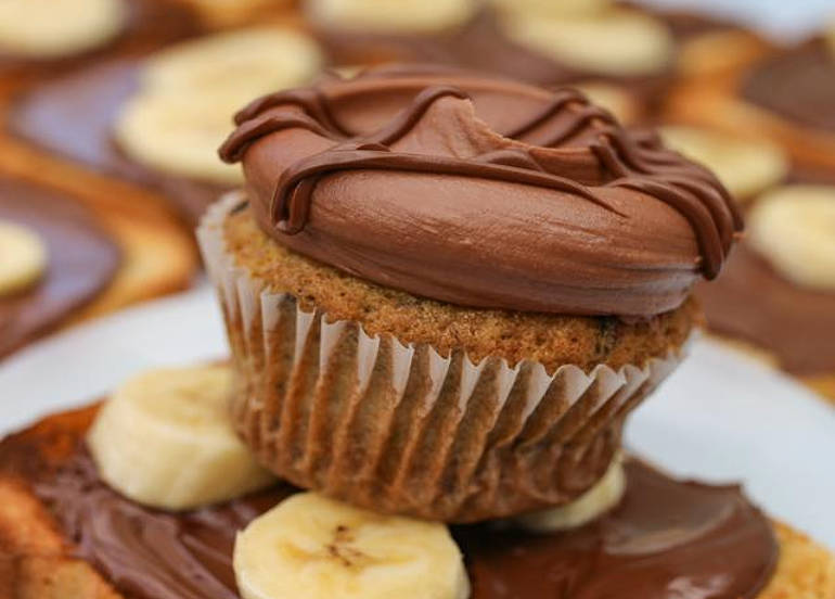 nutella cupcake