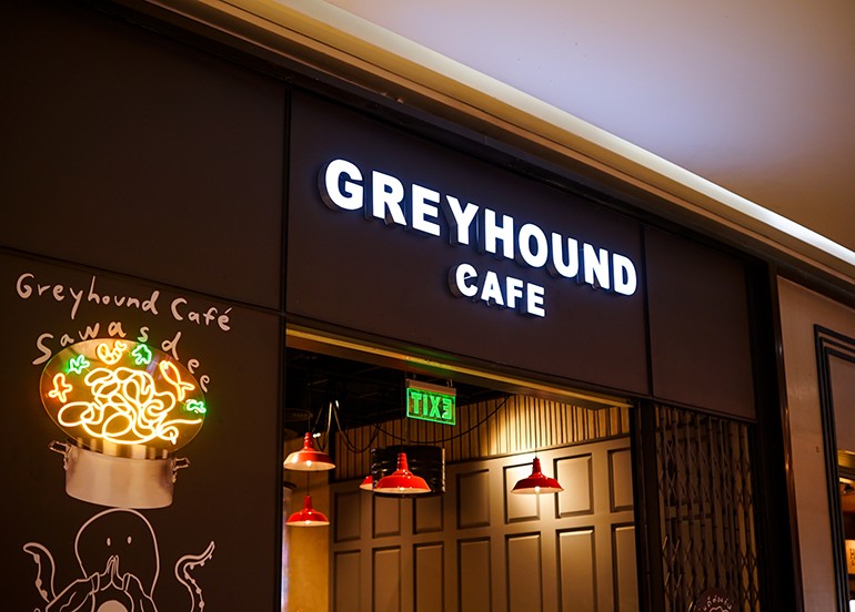 Greyhound cafe exterior