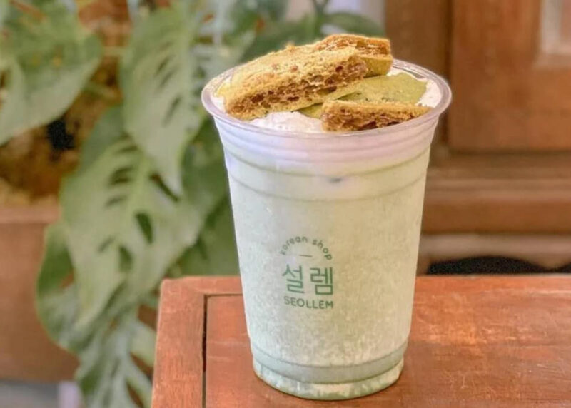 Seollem Cafe Matcha Dalgona Latte