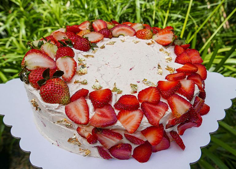 aby's homemade strawberry shortcake