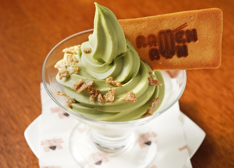 ramen ron matcha soft serve