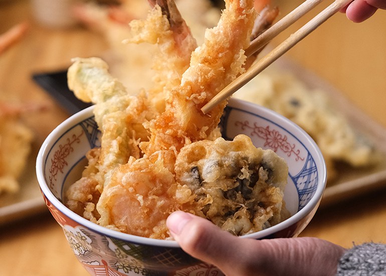 nagi izakaya ebi tendon