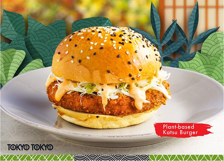 tokyo tokyo plant based katsu burger