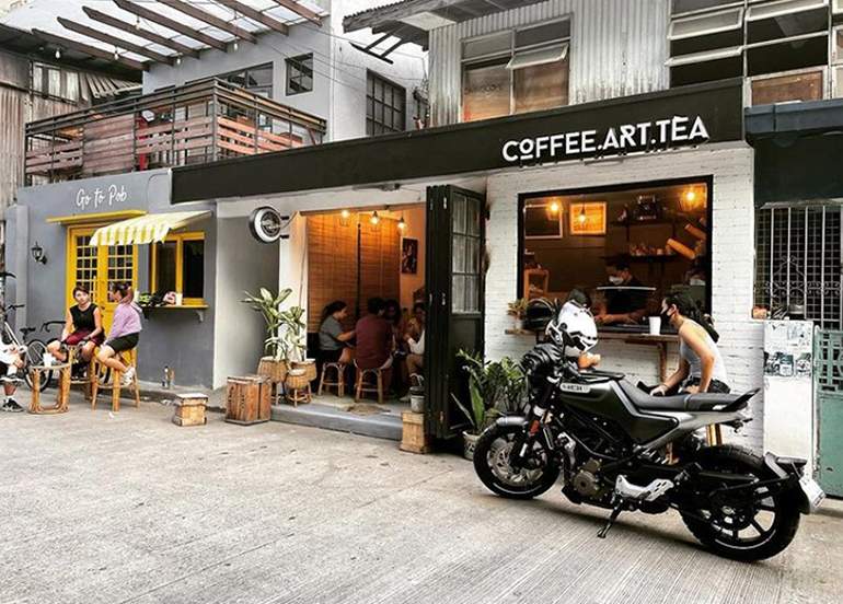 coffee artea exterior