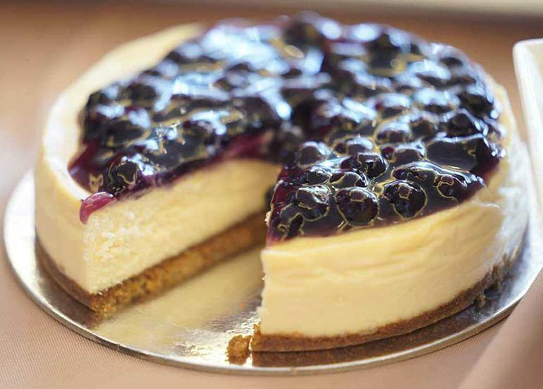 Blueberry Cheescake from The Sweet Life