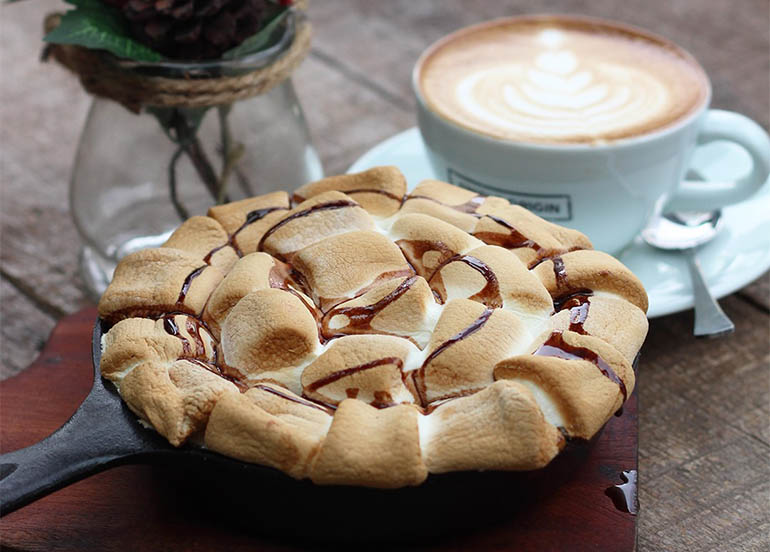 S'mores Dip and Coffee from Single Origin