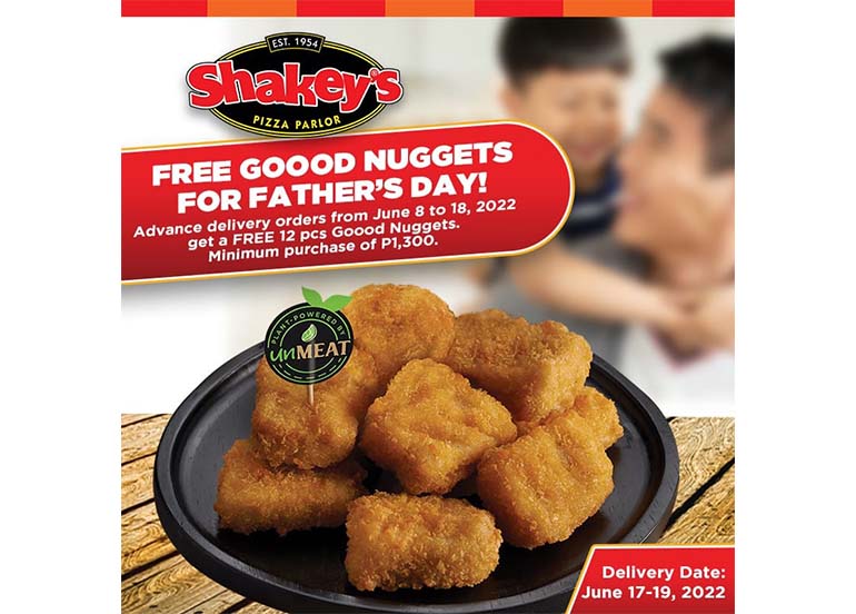 Free Goood Nuggets from Shakey's Philippines