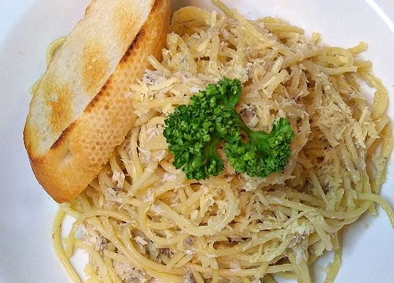 ombu kusina tinapang bangus spaghettini