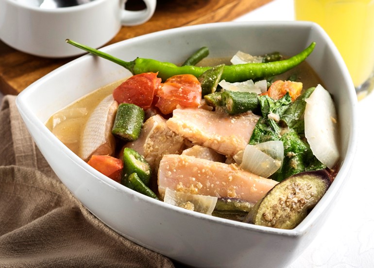 sinigang na salmon romulo cafe