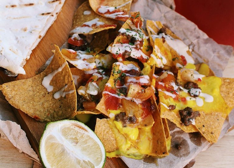 kick ass nachos kamicos tacos