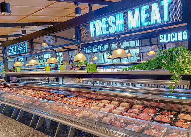 Meat Section Landers Superstore UP Town Center 