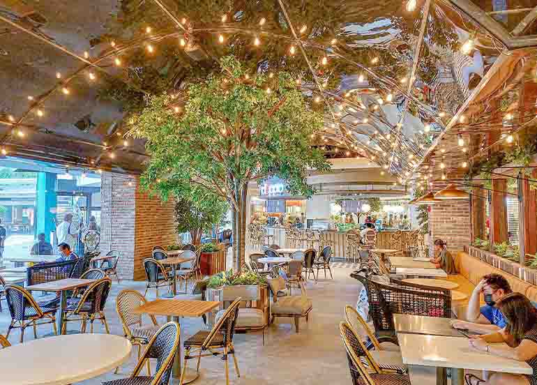 Dining Area Landers Superstore UP Town Center