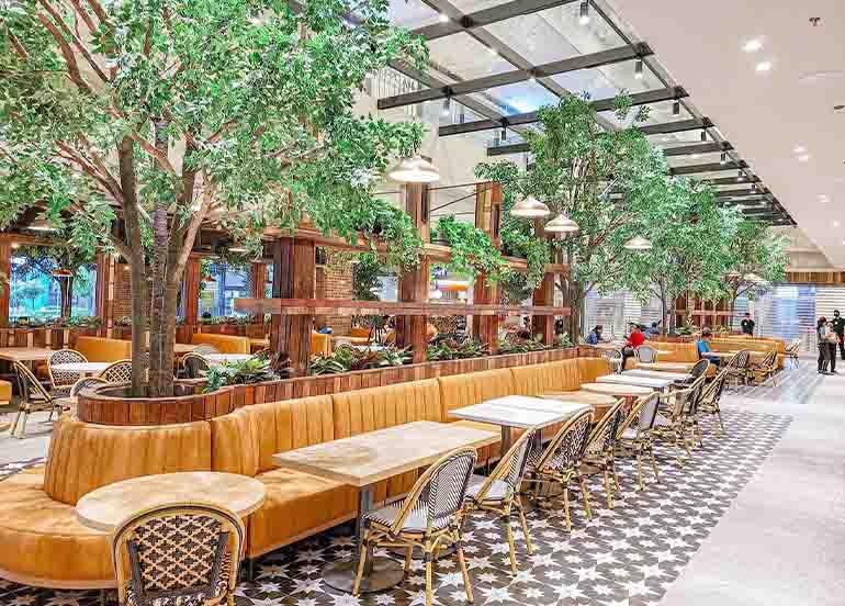 Dining Area Landers Superstore UP Town Center