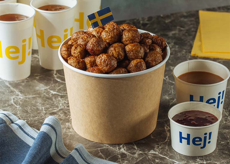 Meatball bucket from IKEA MOA Square