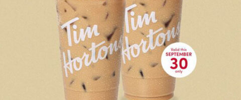Today Only: You Can Get 2 Large Coffee for only ₱180 at Tim Hortons!