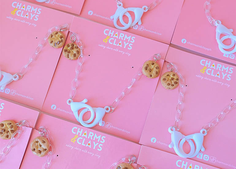 Chain with Cookie Charms from Twenty Four Bakeshop