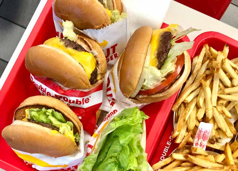 Burgers and Fries from In-N-Out