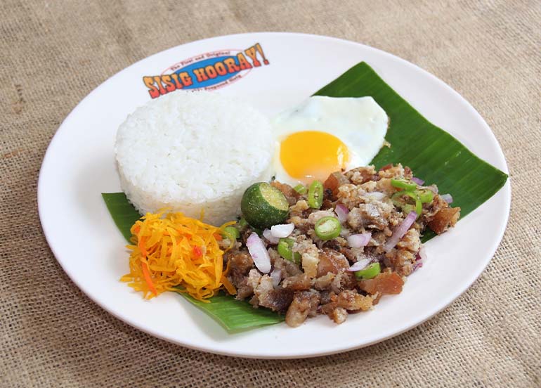 Pork Sisig with Rice from Sisig Hooray
