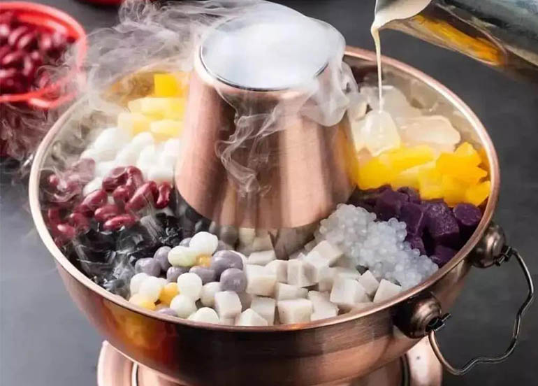 Bubble Tea Hotpot Sweet Meets